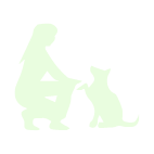icône chien et sa maitresse